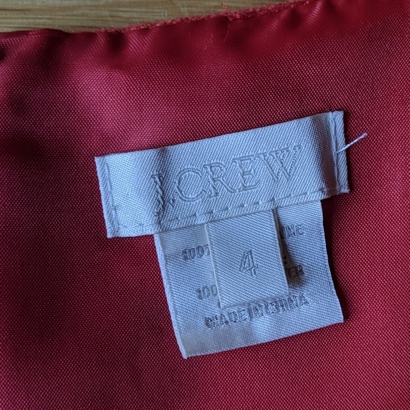 J.Crew - Red Cocktail Dress - Picture 4 of 5